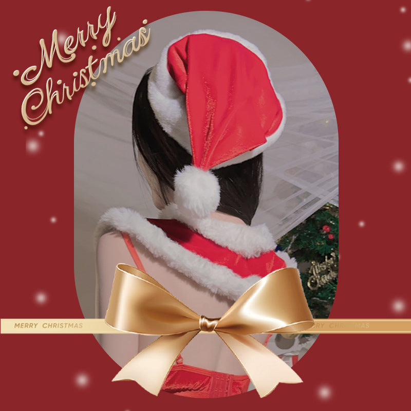 Christmas Fun Headwear Red Santa Hat Cosplay Hat